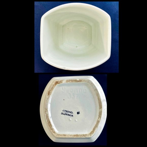 ▪️VTG▪️DELFT▪️Set of 2 Ceramic Dutch Windmill Barley & Oatmeal Kitchen Canisters - Picture 10 of 15